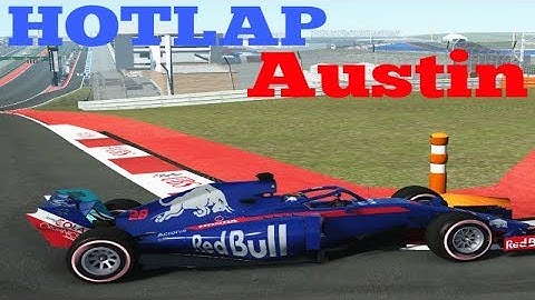 Hotlap Austin (Circuit of the Americas)- Rfactor 2 - F1 ASR mod 2018 (+setup)