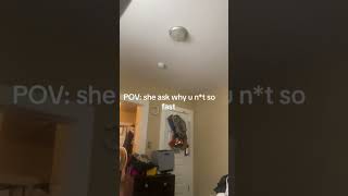 Why U Nut Fast? 😭💨 (POV Meme) #shorts