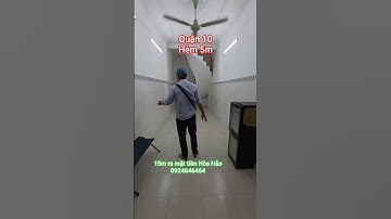 👆👆 Quận 10 hẻm 5m 3 căn ra mặt tiền đúc BTCT #batdongsan #0924646464
