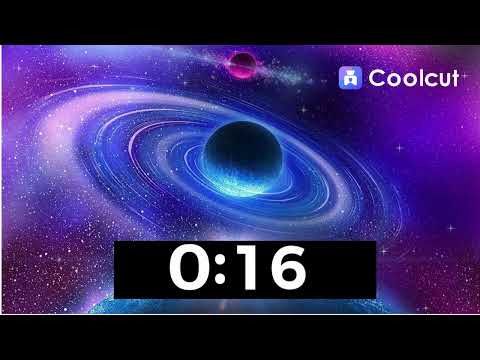 30 Second Timer With Relaxing Music and Space