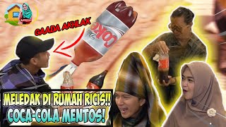 MELEDAK! Cocacola + Mentos Bikin Heboh Tim Ricis!