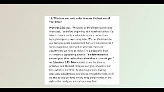 Weekend Meeting- July 27-August 2,2026 - Watchtower Study Answers