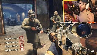 I Hit A Quad Headshot Feed Insane Cod Ww2 Sniper Gameplay & Epic Moments