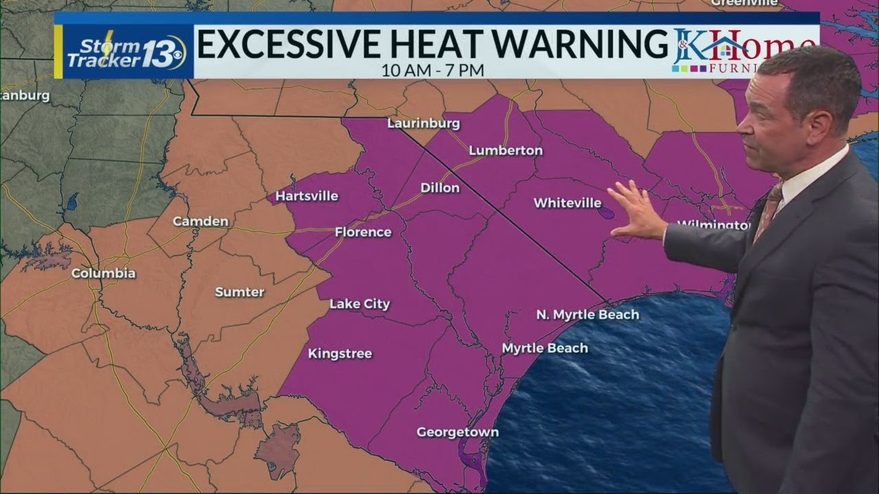 Excessive heat warning for dangerous heat - YouTube