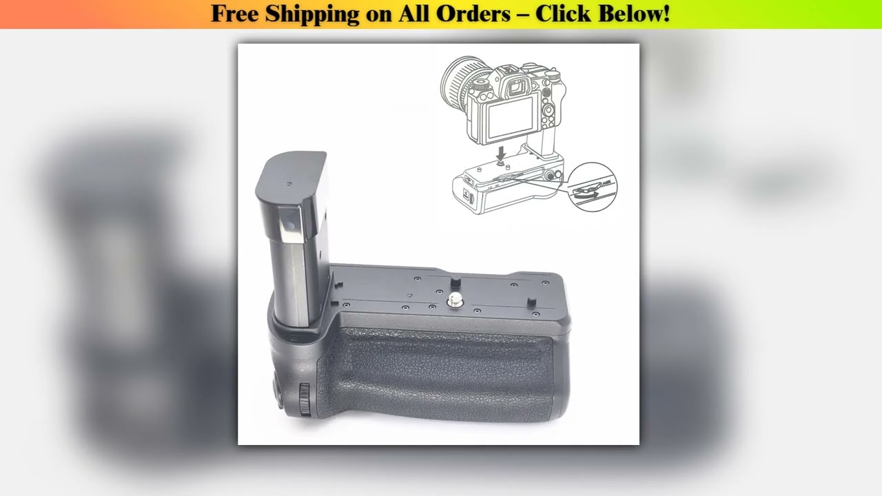 Z6III Battery Holder Vertical Grip replace MB-N14 for Nikon Z6 III Z63 Camera & 2pcs EN-EL15C