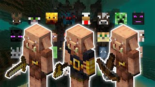 LIVING PIGLINS VS 3 OF EVERY MOB | MINECRAFT