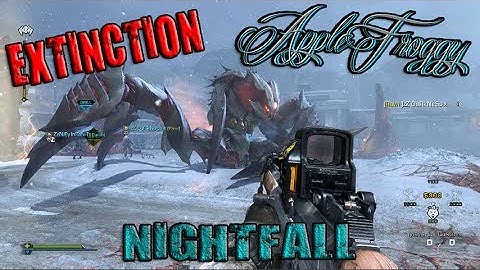 Cod Ghosts Onslaught DLC! Extinction Nightfall Final Part! Defeating The Breeder