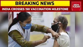 India Crosses 150 Crore Vaccination Mark, PM Modi Congrtulates On Reaching Milestone | Breaking News