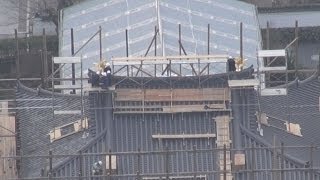 金色の鳳凰、屋根に 京都・宇治の平等院