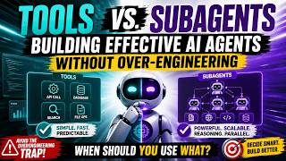 Tools vs Subagents: Stop Building Overcomplicated AI Agents #ai #agenticai #ml #llm #aiarchitecture 