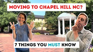 Moving to Chapel Hill North Carolina? Here are 7 things you MUST know before you move!