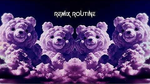 Ronela Hajati - Te Du Fort ( TR3NDY REMIX ) (REMIX ROUTINE LYRICS VIDEO)