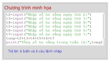 Python - Kiểu danh sách (Mở đầu)