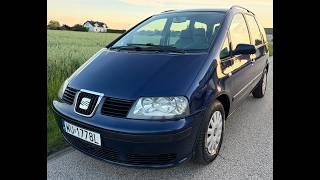 Seat Alhambra 2.0 MPI Benzyna 115 KM 6 biegowy - 7 osobowy - Sprzedam Tel: 515114103