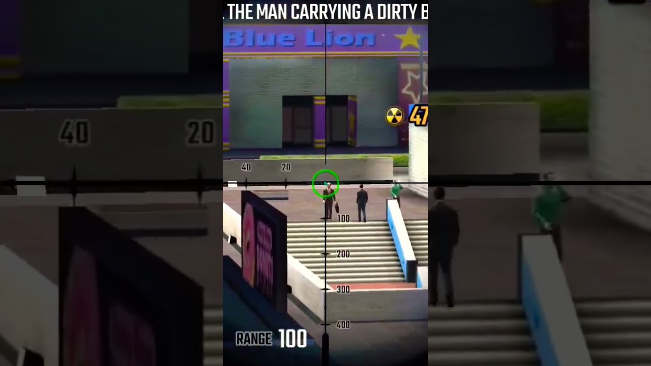 Pure Sniper City Gun Shooting, Kill The Man Carrying A Ditty Bomb, 