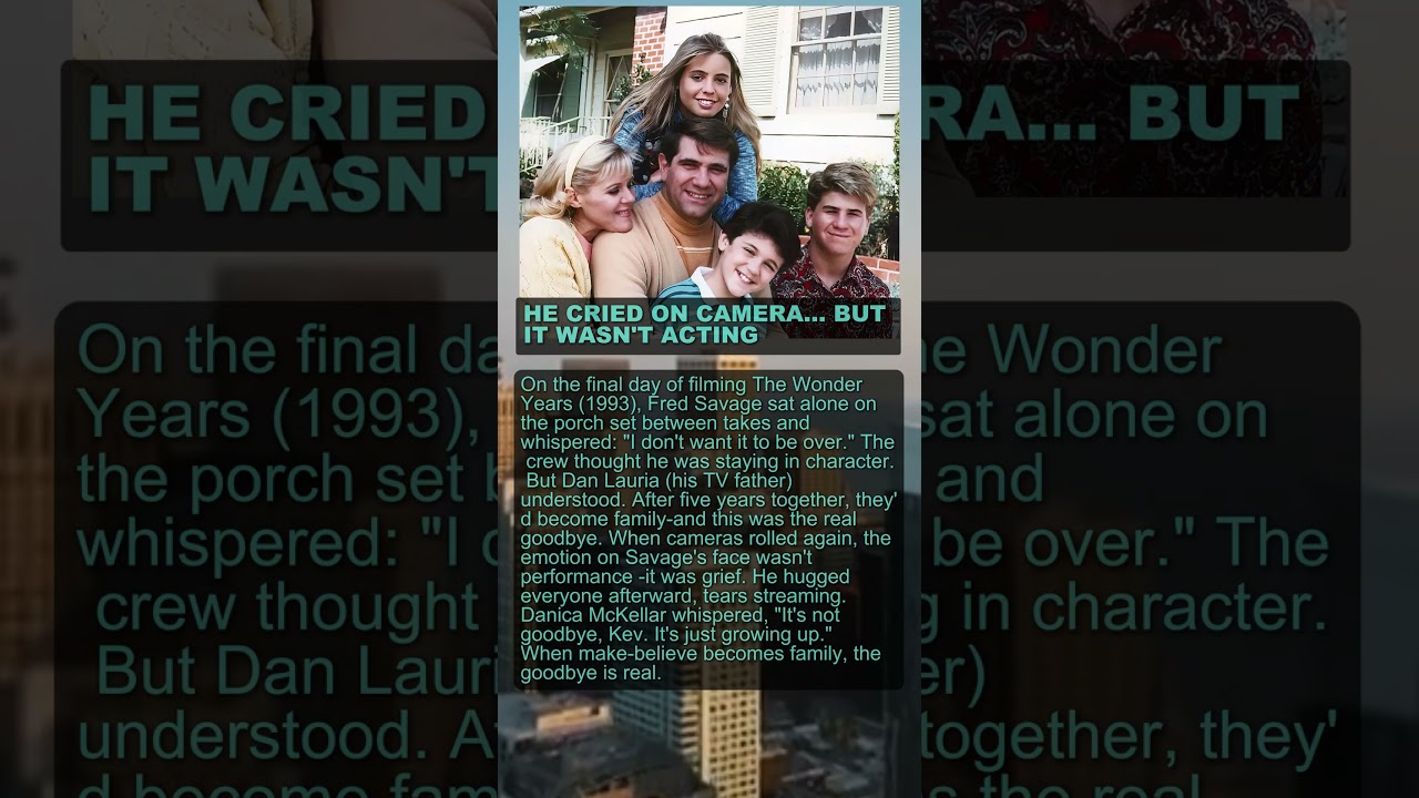 HE CRIED ON CAMERA... BUT IT WASN'T ACTING