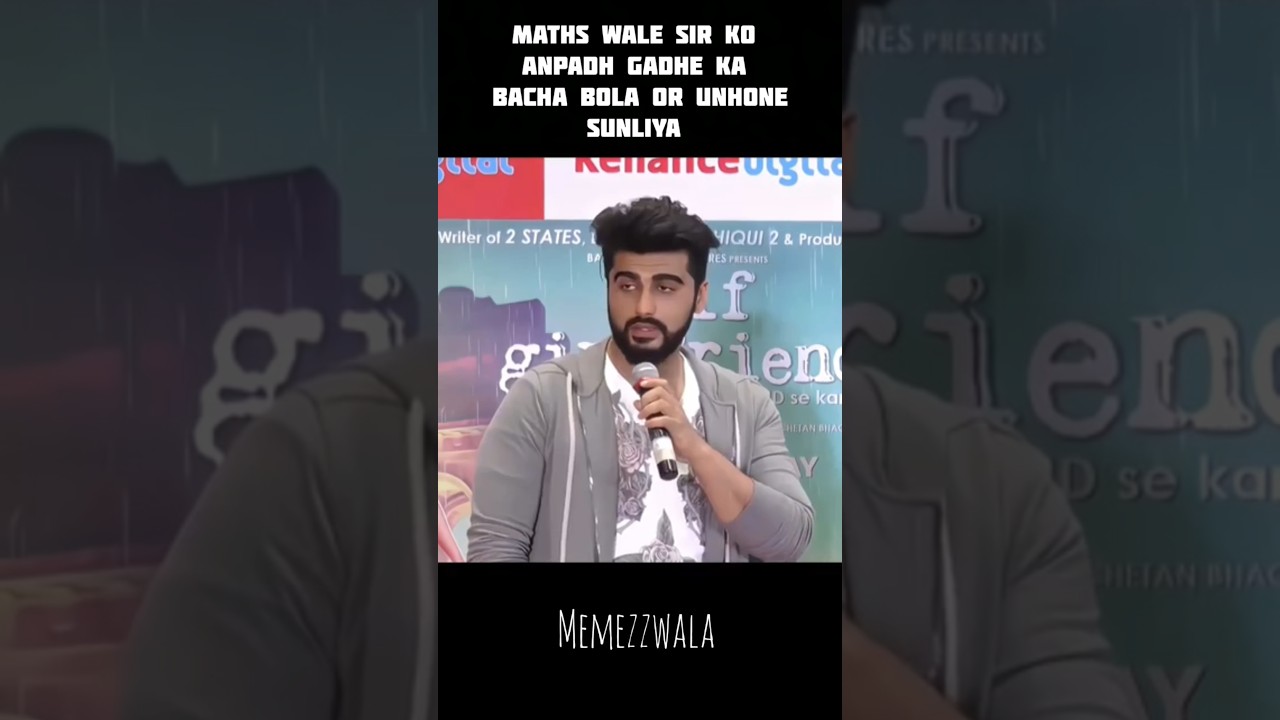 Arjun kapoor death stare 