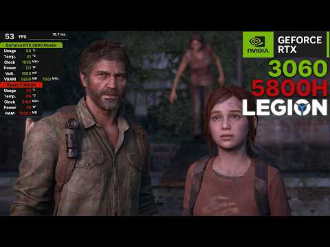 The Last of Us Part I / Legion 5 Laptop / RTX 3060 (130W) / Ryzen 5800H