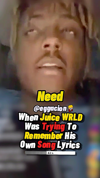 WHEN JUICE WRLD NEEDED TO REMEMBER THESE LYRICS…