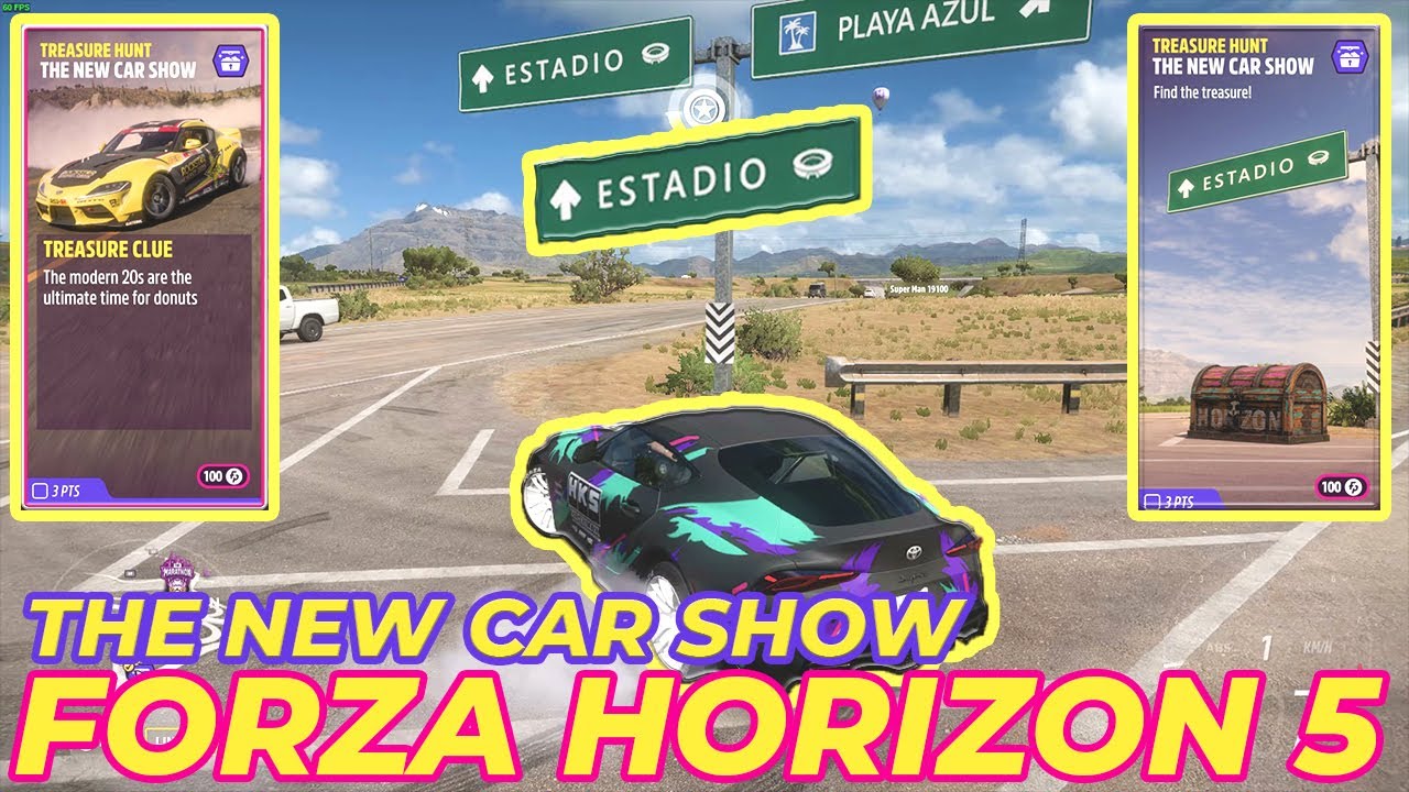 Horizon Treasure Hunt - The New Car Show - Forza Horizon 5