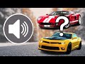 Guess the american car by the sound quiz