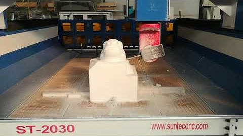 suntec ST-2030 5  axis  foam 3d mold making cnc router