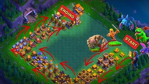 Builder Base Formation|BuilderBase Defense VS Home village Troops |Clash world |CLASH OF CLANS