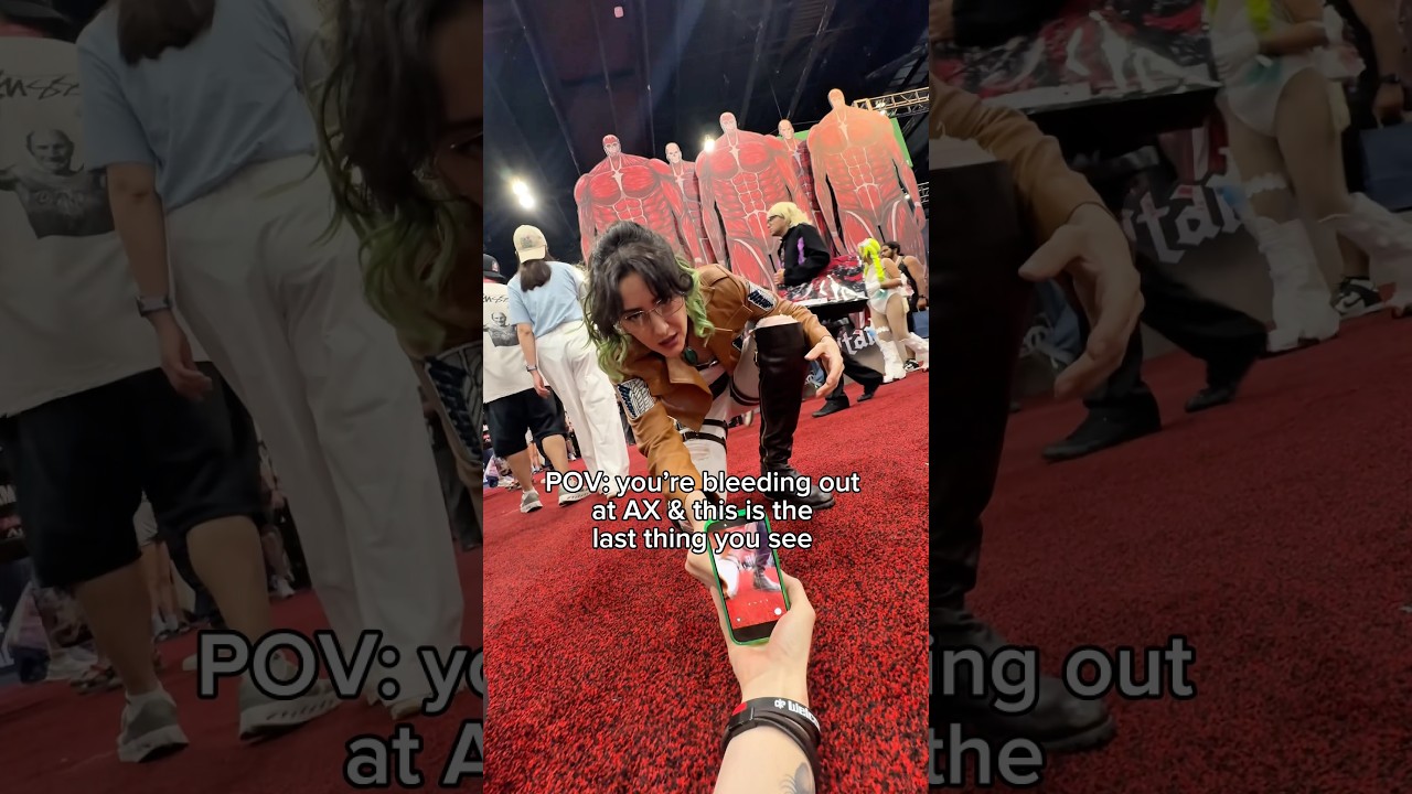 Is it a 10/10 bleed out spot? #cosplay #attackontitan #aot #shingekinokyojin #anime #manga