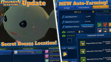 NEW AUTO FARMING (Exploration) explained! & Halloween Event - Digimon Masters Online NADMO