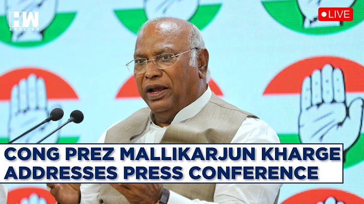 Congress LIVE | Mallikarjun Kharge Addresses Press Conference | Rahul Gandhi | BJP | PM Modi