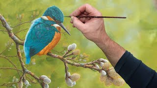 My Process as I Paint a Kingfisher's Portrait | Wildlife Art | Robert E Fuller by Robert E Fuller 103,949 views 1 month ago 2 minutes, 50 seconds