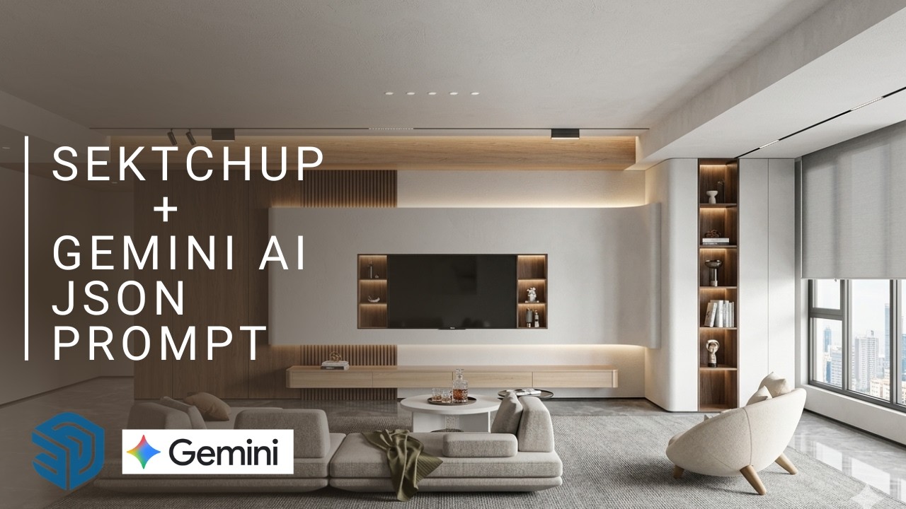 Best Interior Design Workflow step by step using skecthup and Gemini AI ...