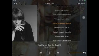 Florence + The Machine / How Big, How Blue, How Beautiful //LYRICS