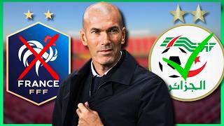 Zidane choisit l'Algérie au lieu de la France