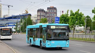 картинка: Автобус N°160 [Счастливая ул.-ул.Лëтчика Тихомирова] (27 ноября 2023г.)