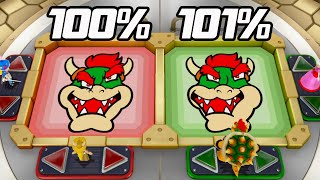 Super Mario Party Domino Ruins Treasure Hunt Swordfighter Peach & Cowgirl Peach vs Peach & Bowser