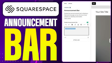 How To Add Announcement Bar on Squarespace (2025 Updated Tutorial)