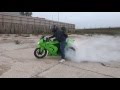 Kawasaki ninja 250R burnout