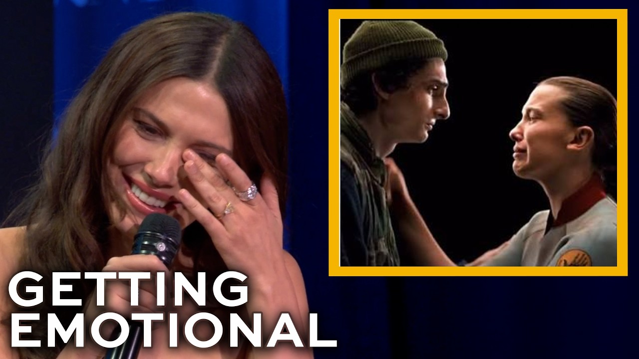 Mille Bobby Brown breaks down talking about the end of STRANGER THINGS and Finn Wolfhard