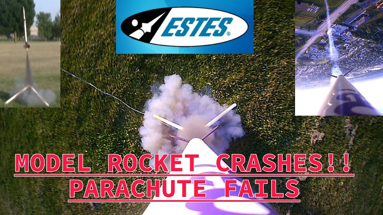 Model Rockets Crashing Fedex Model Rocket CRASHES | PARACHUTE FAILS - YouTube