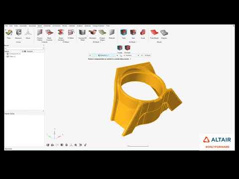 HyperWorks 2021: 3D Tetra Meshing