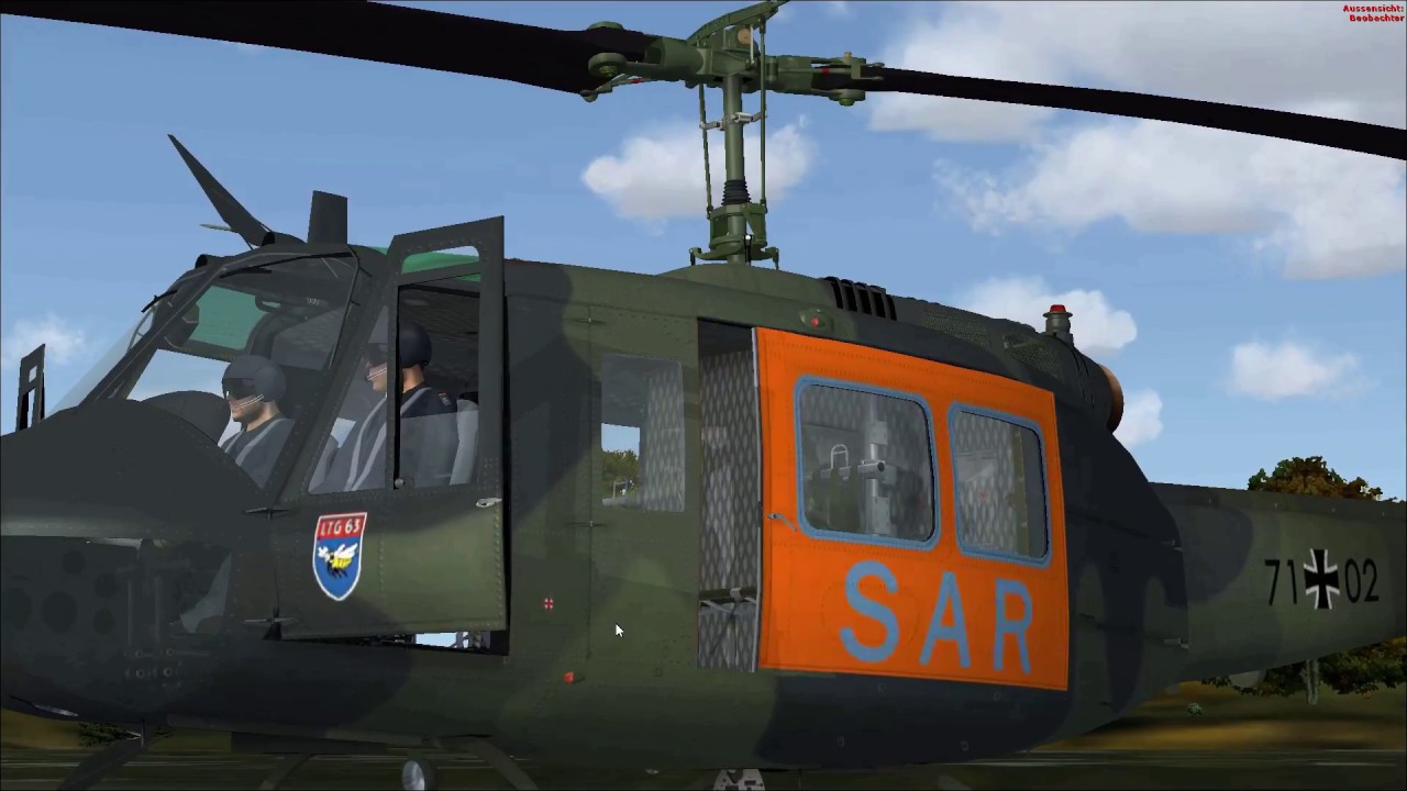 Die Rettungsflieger (FSX Bell UH 1D SAR 71)