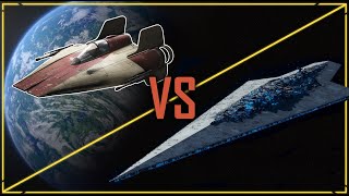 Can an A-WING Beat the EXECUTOR?! (yes, and how)