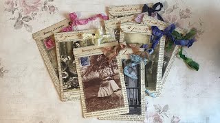 Mini journal card tutorial #100dayproject Days 78-84