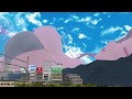 [Giantess][MMD] 山の見える街、山が墜ちる街