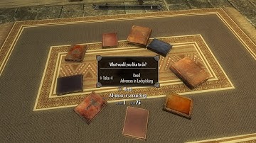 PS4/5 SkyrimSE/AE "Skill Book Can Be Taken" Mod