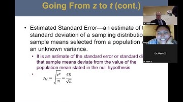 Statistics Chapter 9 Dr Mack T Scores 11   3   22 Lecture A