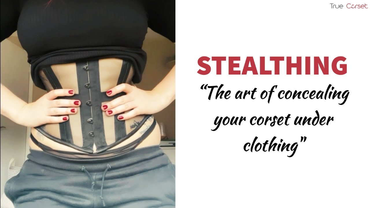 Stealthing – The art of concealing your corset under clothing. Watch and  smile – TC09 😍 #Stealthing 