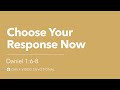 Choose your response now  daniel 168  our daily bread devotional
