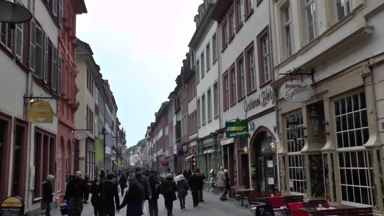 Video Downtown Heidelberg - My Sightseeing Tour and Visit to Heidelberg ...